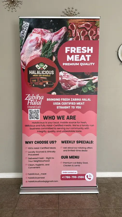 Custom retractable banner