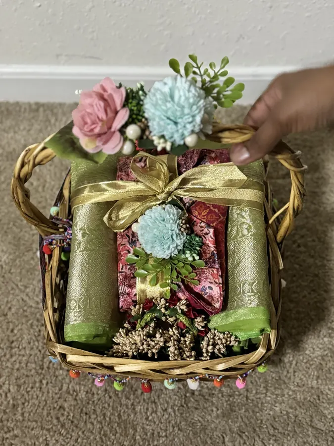 Personalized kitchen gift basket