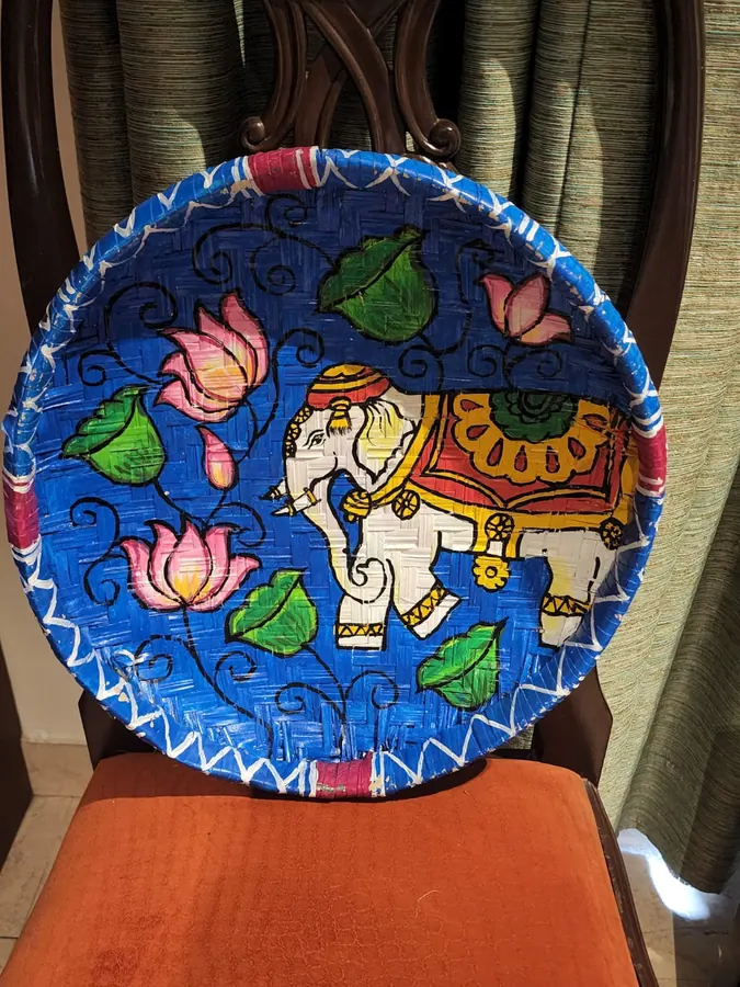 Hand-painted traditional art