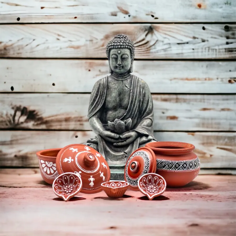 Decorative terracotta artwork